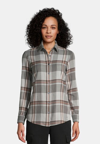 Lands‘ End Blouse in Grey: front
