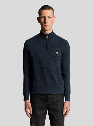 Pull-over Lyle & Scott en bleu : devant