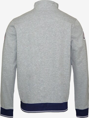 U.S. POLO ASSN. Zip-Up Hoodie in Grey