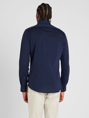 Michael Kors - Ajuste estrecho Camisa en azul