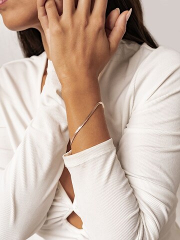 Hey Happiness Armband 'Serpent Flat'‌‌‌‌ in Gold: Vorderseite