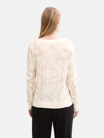 TOM TAILOR Sweater in Beige