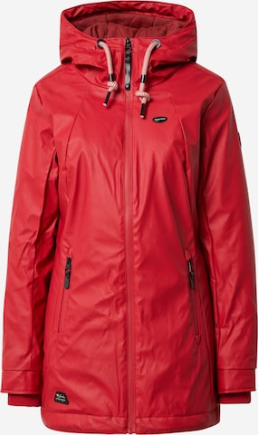 Ragwear Between-season jacket 'ZUZKA' in Red: front