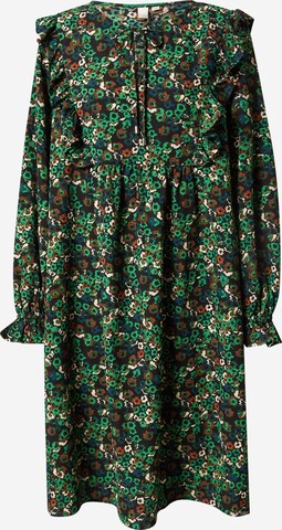 QS Shirt Dress in Green: front