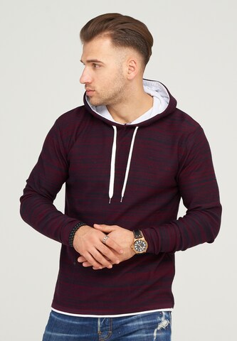 behype Sweatshirt 'NATHANAEL' in Rot