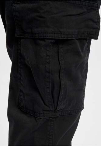 2Y Premium Tapered Cargohose in Schwarz