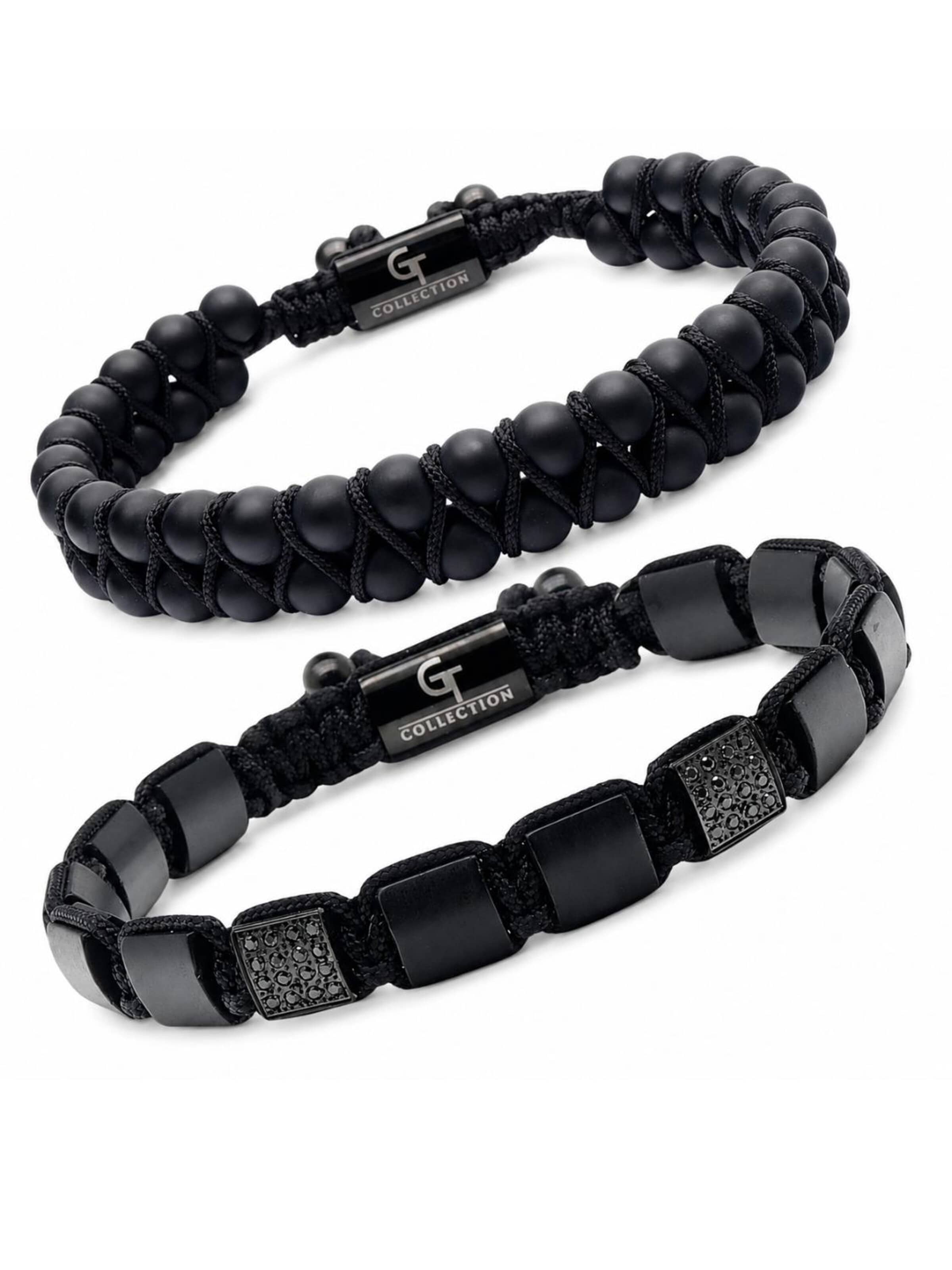 GT Collection Bracelet 'The Strength Set Signature' in Black: front