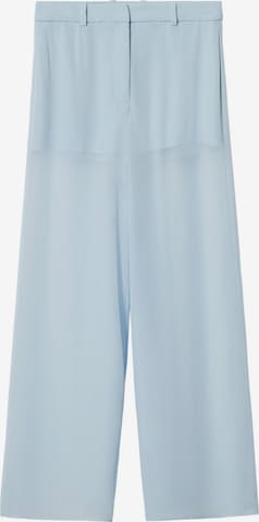 Loosefit Pantalon 'Darcy' MANGO en bleu : devant