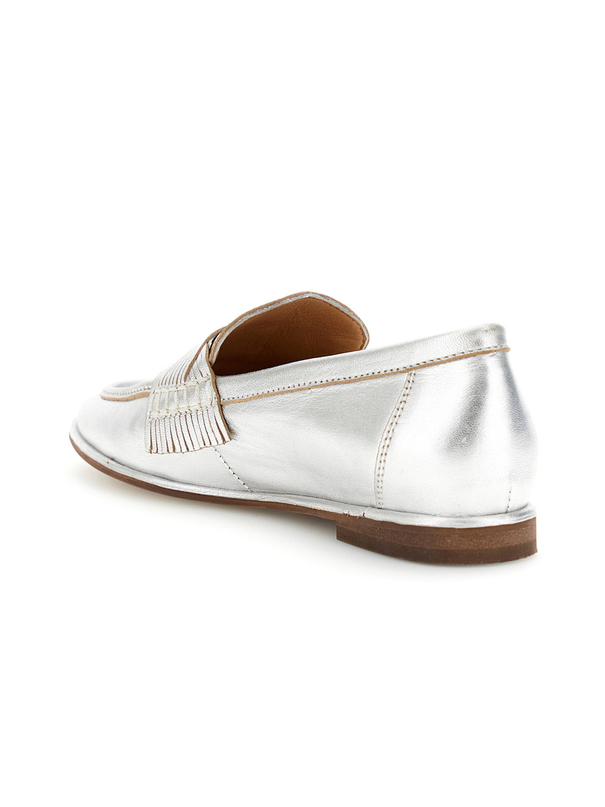 CAFè NOIR Moccasin in Silver