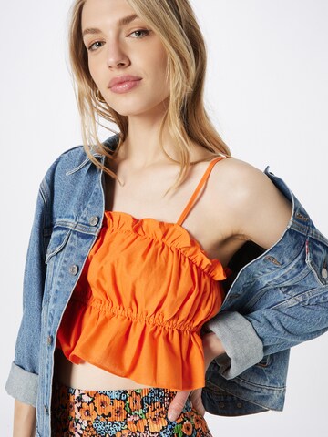 Nasty Gal Top 'Cami' w kolorze pomarańczowy