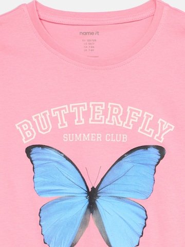 NAME IT Shirt 'NKFVOTIA' in Yellow