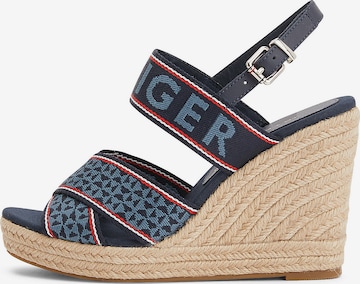 Sandales TOMMY HILFIGER en bleu : devant