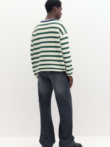 Pull-over 'STWD' Pull&Bear en vert