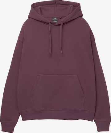 Pull&Bear Sweatshirt in Purple: front