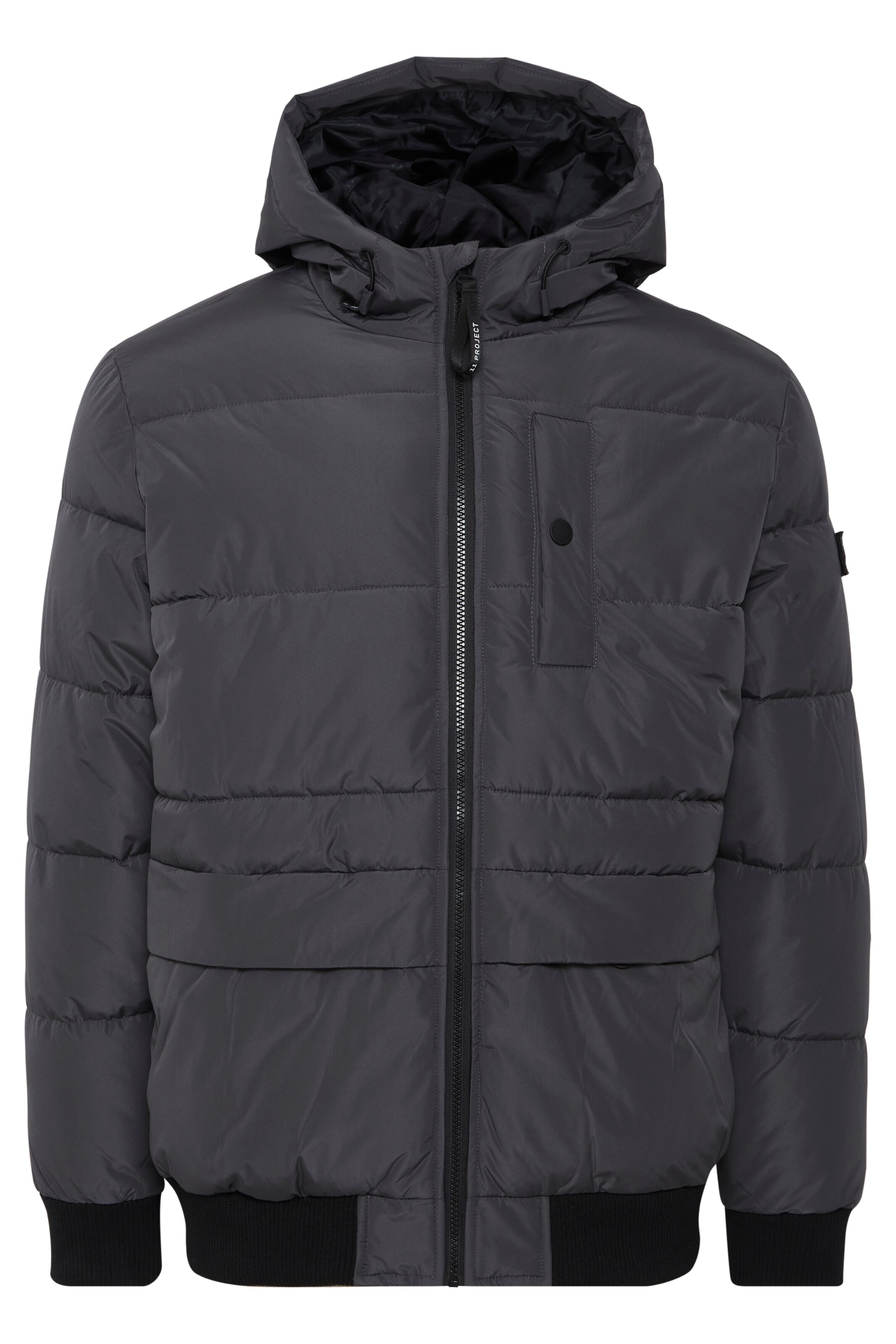 11 Project Übergangsjacke 'Tico' in Grau: Vorderseite