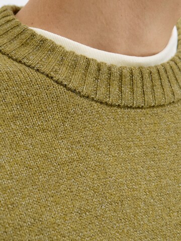 JACK & JONES Pulover 'JORNORREBRO' | zelena barva