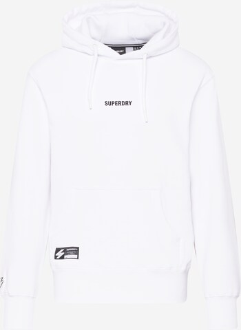 Superdry Sweatshirt in White: front