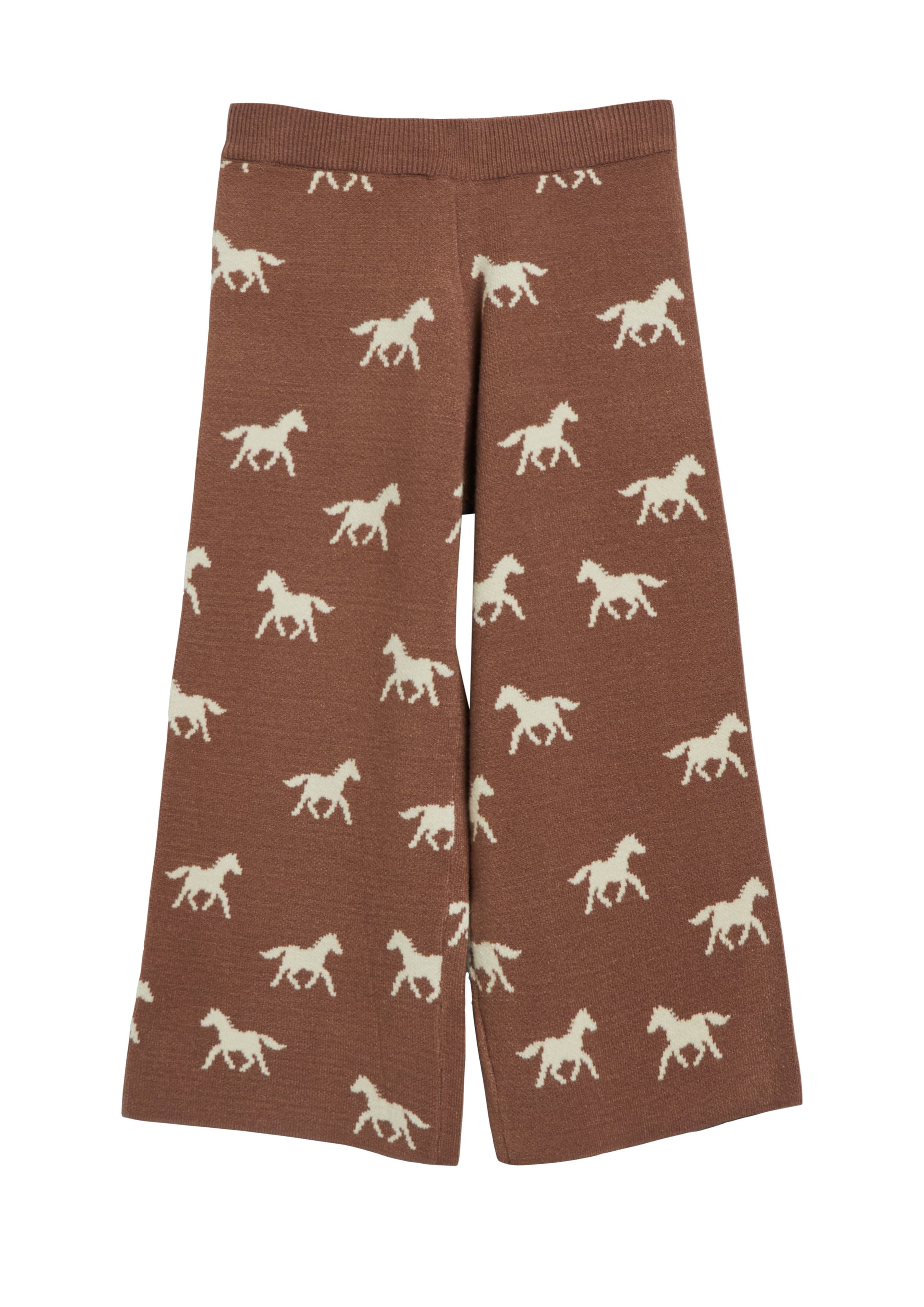 s.Oliver Wide Leg Hose in Braun: Vorderseite
