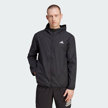 ADIDAS PERFORMANCE Sportjacke 'Run It' in Schwarz: Vorderseite