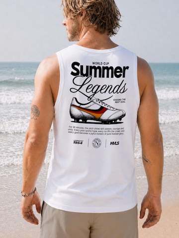 Neverless Shirt 'Soccer Summer Legends' in White