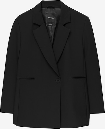 Pull&Bear Blazer in Black: front