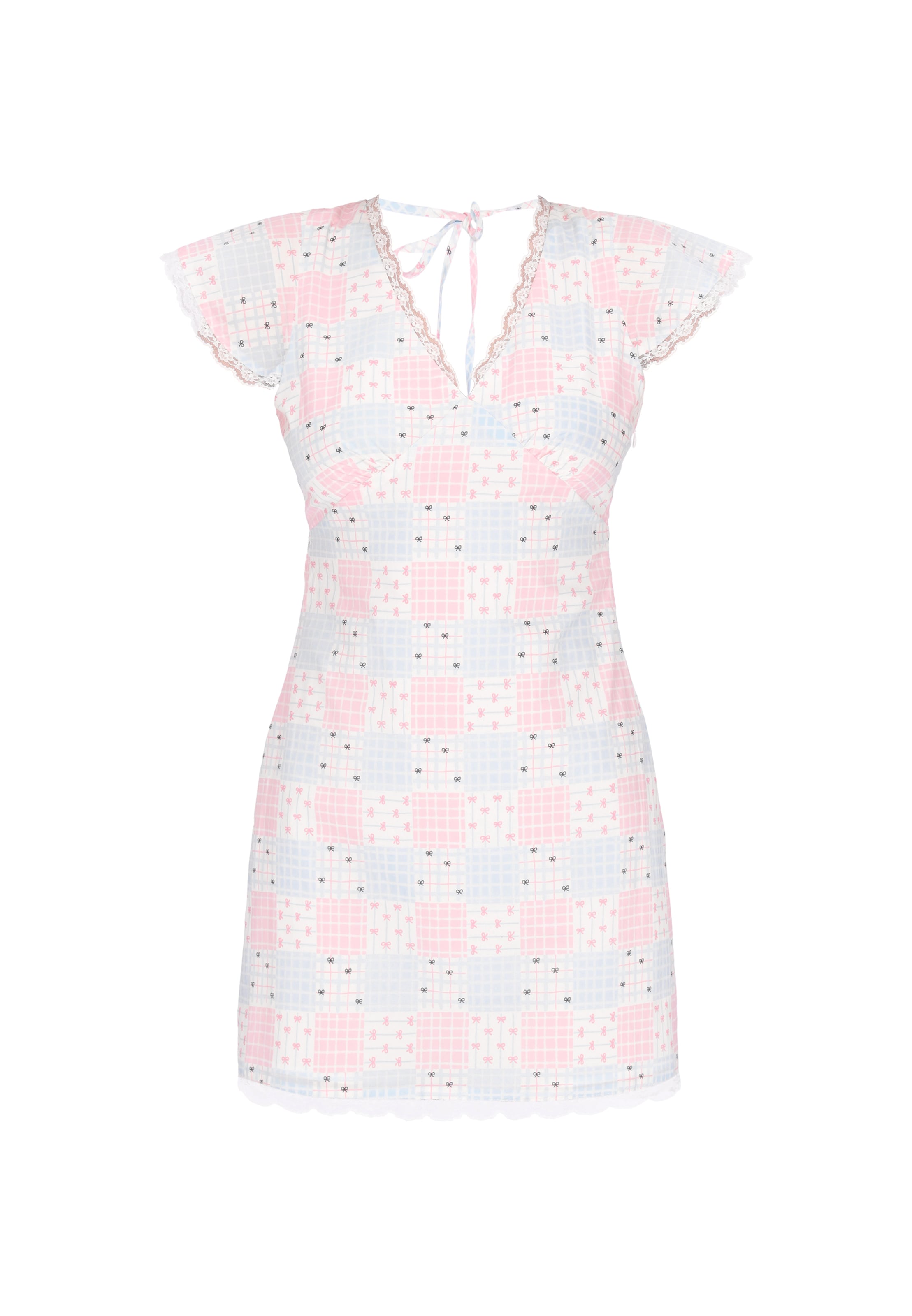 MYMO - Vestido en azul: frente