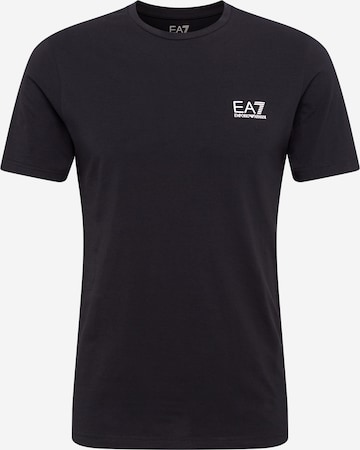 EA7 Emporio Armani Shirt in Zwart: voorkant