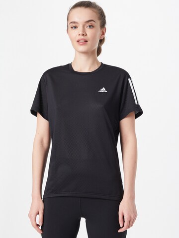 ADIDAS SPORTSWEAR Performance Shirt in Black: front