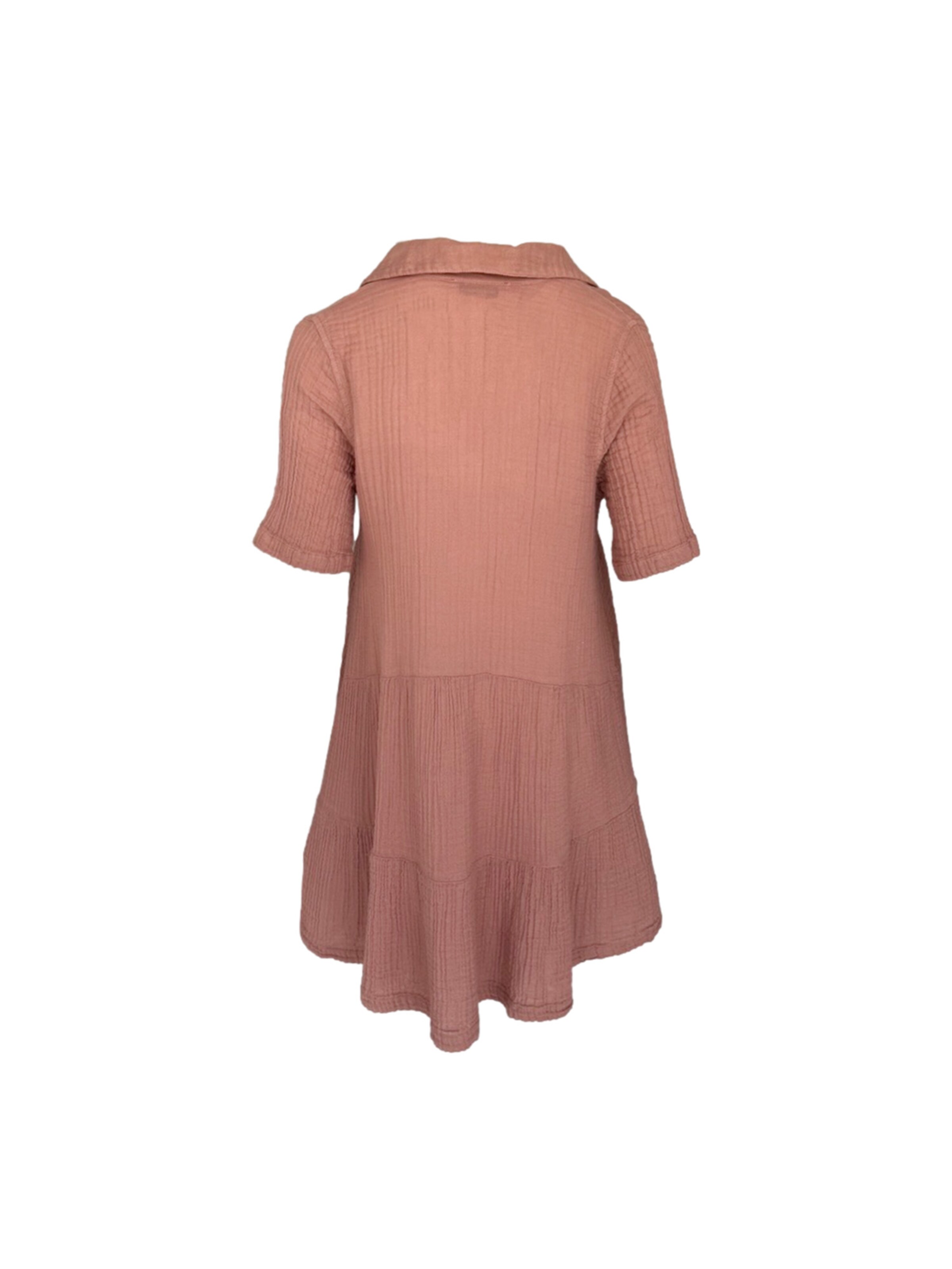 Haris Cotton Jurk 'Haris Cotton' in Bruin