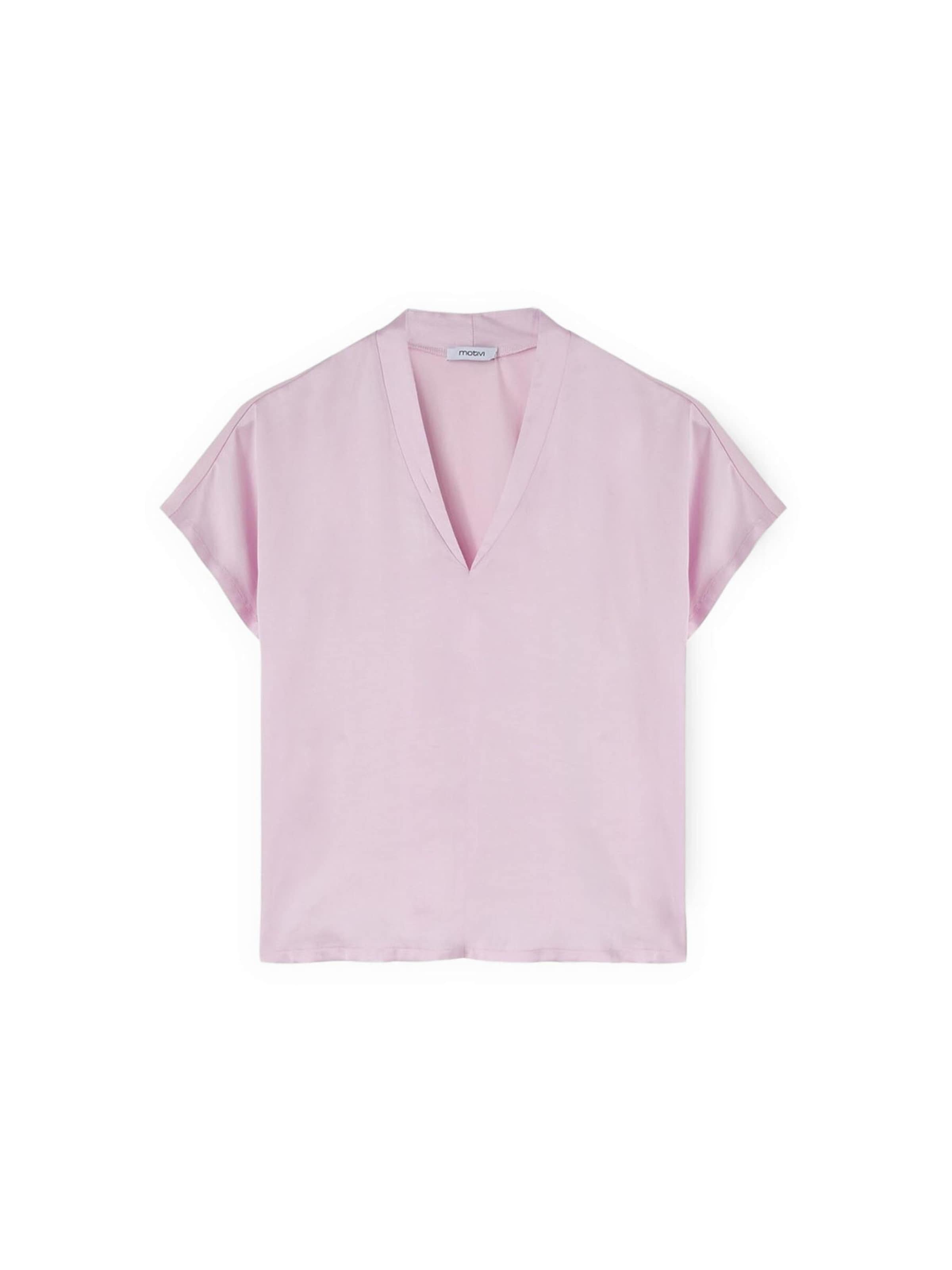 MOTIVI Top in Roze: voorkant