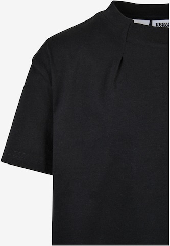 Urban Classics - Camiseta 'Pleat' en negro
