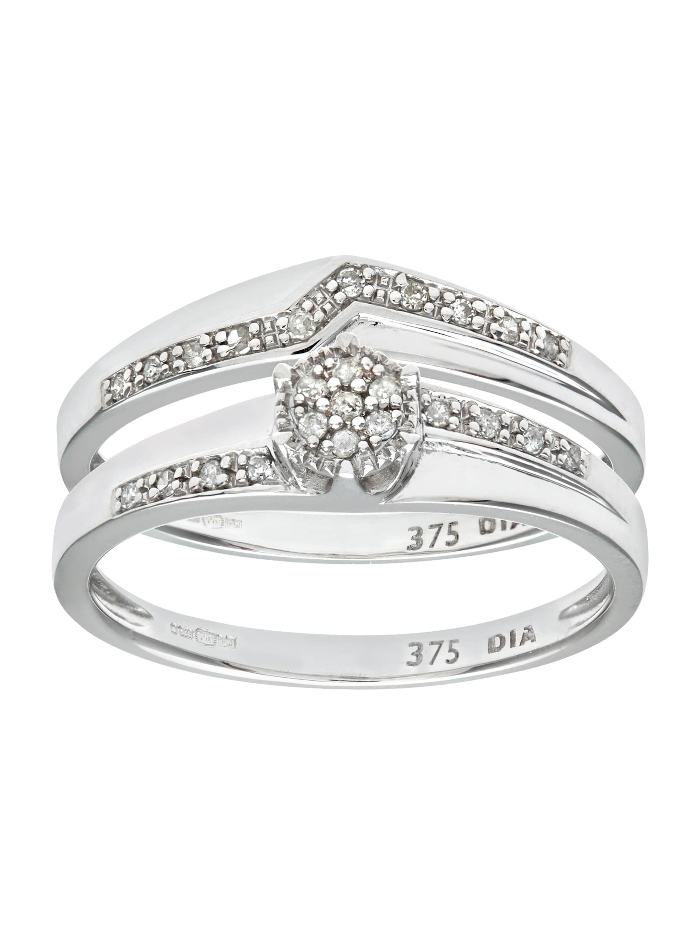 DIAMANT LETERNEL Ring in Silver: front