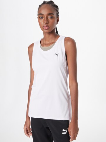 PUMA Sporttop in Lila: voorkant