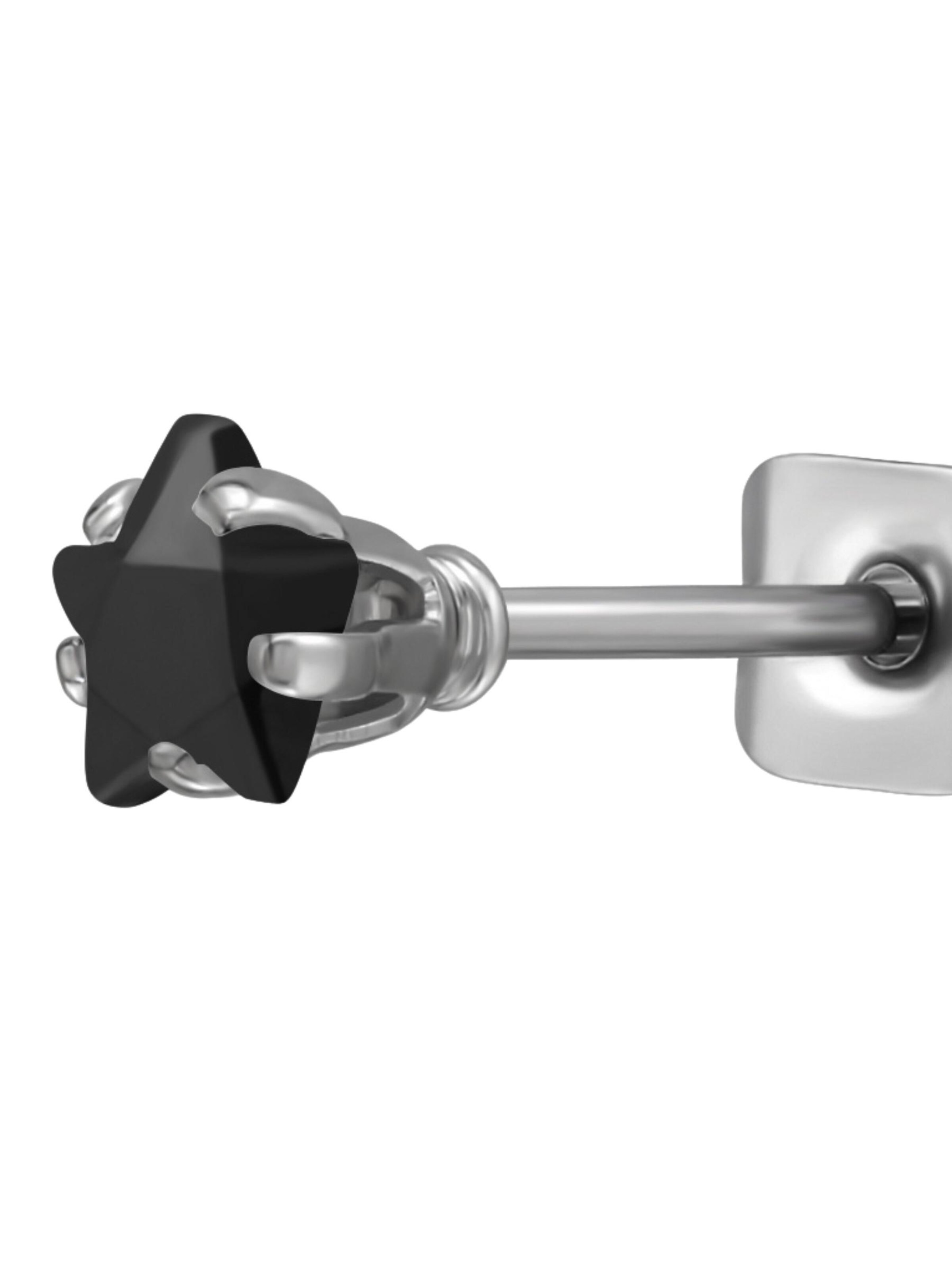 Maxte Ohrringe 'Stern'‌‌‌‌‌‌‌‌‌‌ in Silber