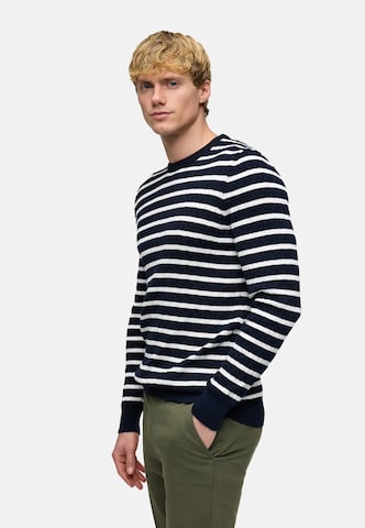 Kronstadt Pullover 'Cable' in Blau