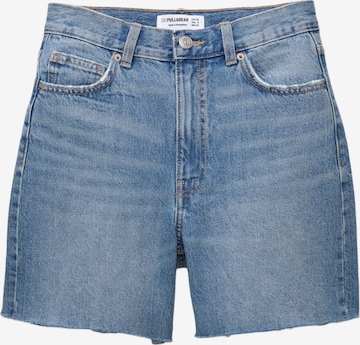 Pull&Bearregular Traperice - plava boja: prednji dio