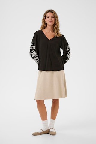 Chemisier 'Danielle' Cream en noir