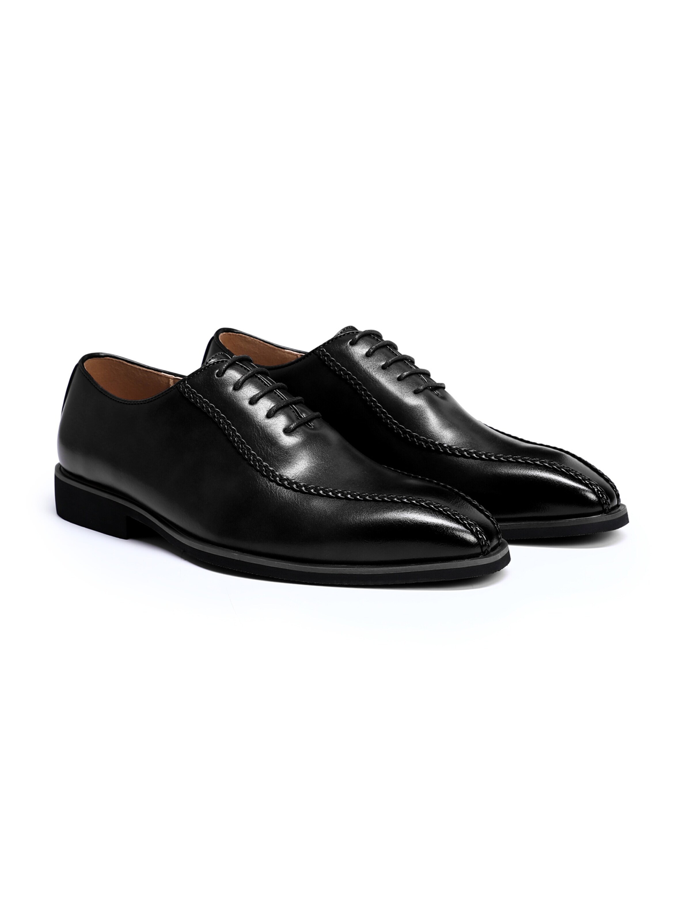 ALLTHEMEN Lace-Up Shoes 'Morgenlicht' in Black