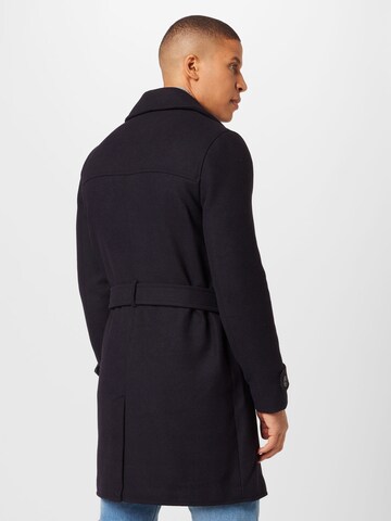 BURTON MENSWEAR LONDON Between-Seasons Coat in Blue