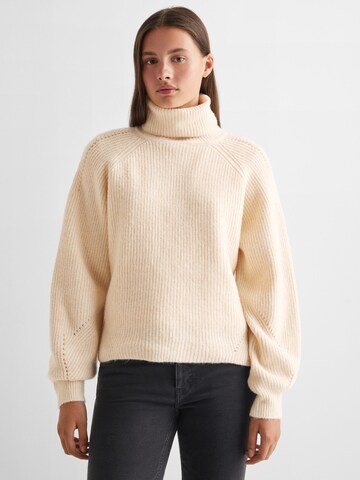 MANGO TEEN Pullover 'Neus' in Beige: Vorderseite