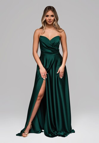 Robe de soirée Ombre en vert
