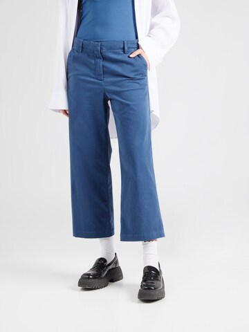 TOMMY HILFIGER Ohlapna forma Chino hlače | modra barva: sprednja stran