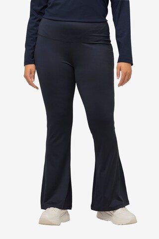 Ulla Popken Flared Leggings in Blau