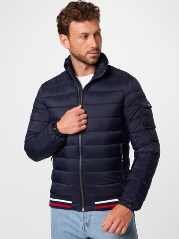 Superdry Between-season jacket 'FUJI' in Blue: front