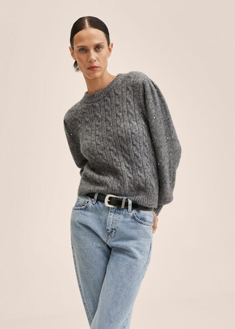 MANGO Sweater 'Roxy' in Grey: front