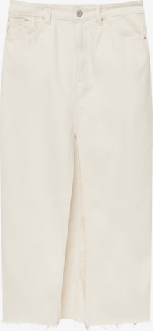 Pull&Bear Rok in Beige: voorkant