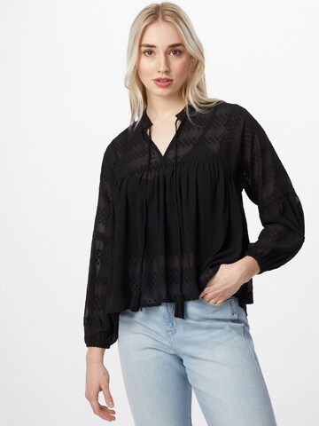 ONLY - Blusa 'NEW ELISA' em preto: frente