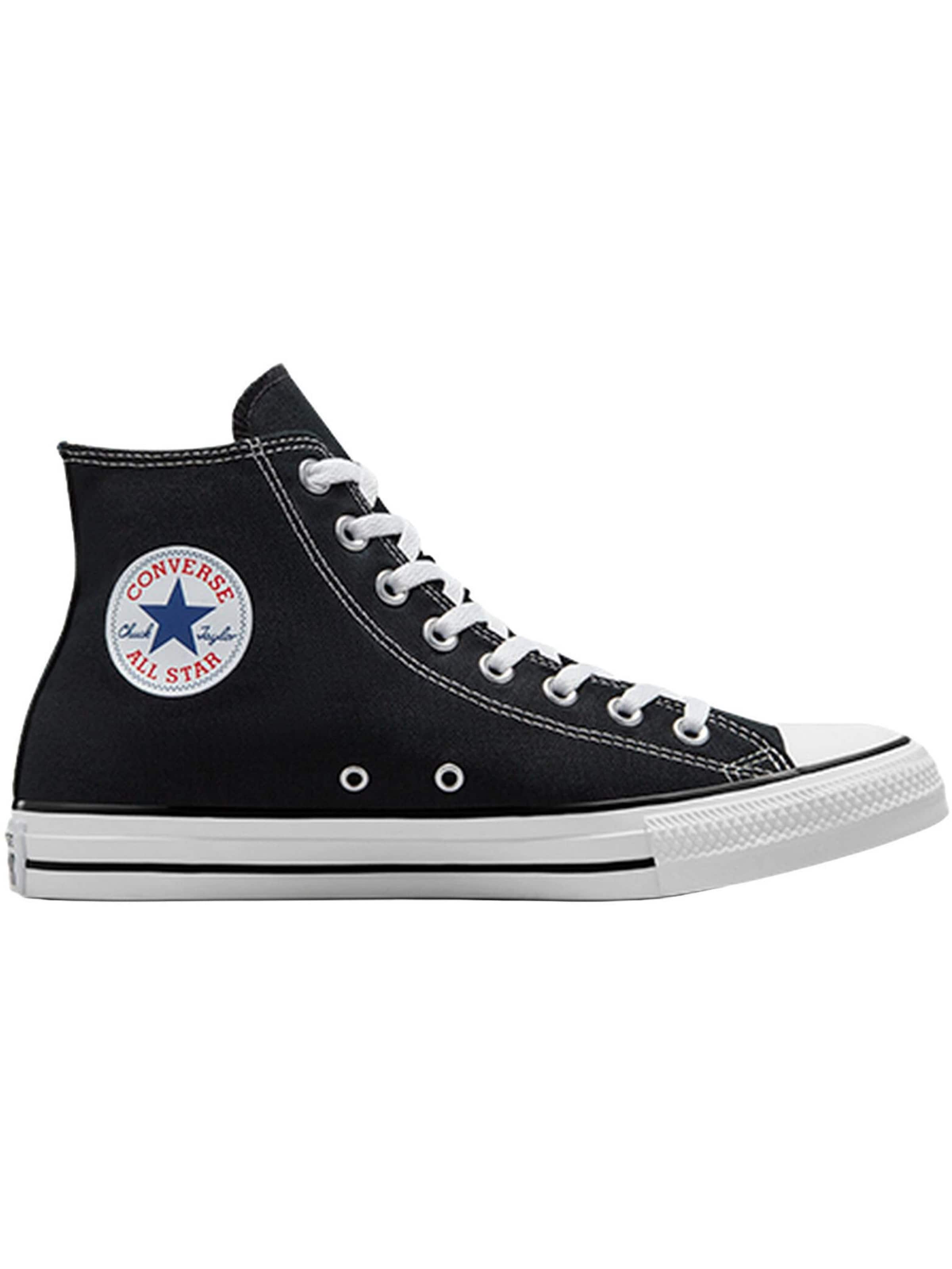 CONVERSE Sneakers laag 'Chuck Taylor All Star Hi' in Zwart: voorkant