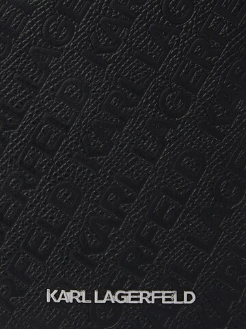 juoda Karl Lagerfeld Išmaniojo telefono dėklas 'iPhone 16 Pro'