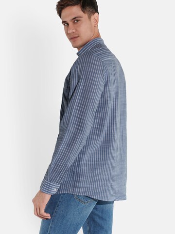Coupe regular Chemise Steffen Klein en bleu